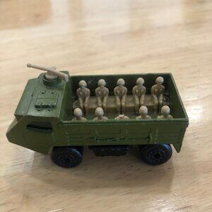 Vintage Matchbox Lesney 1976 Green Superfast #54 Personnel Carrier Toy Truck